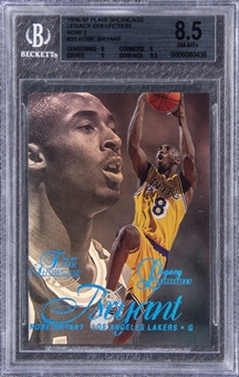 1996-97 Flair Showcase Legacy Collection Row 2 #31 Kobe Bryant Rookie Card (#143/150) - BGS NM-MT+ 8.5